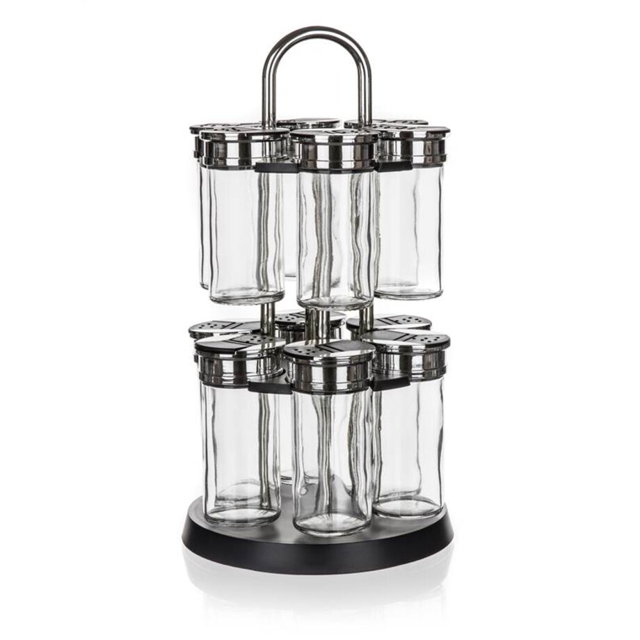 PRZYPRAWNIKI STOJAK na przyprawy pojemniki BANQUET stojące w stojaku