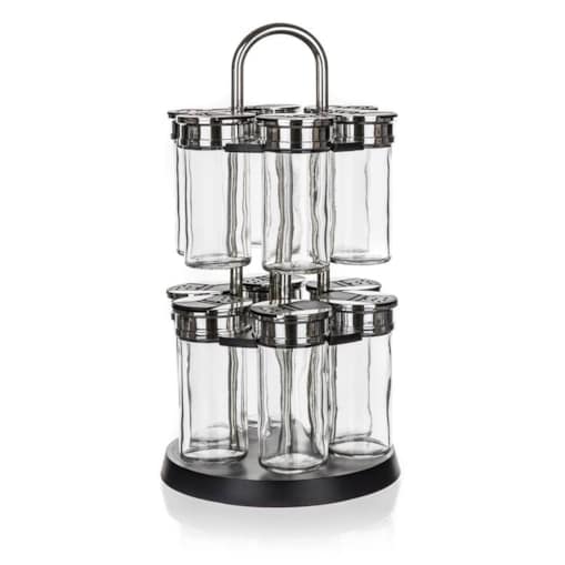 PRZYPRAWNIKI STOJAK na przyprawy pojemniki BANQUET stojące w stojaku