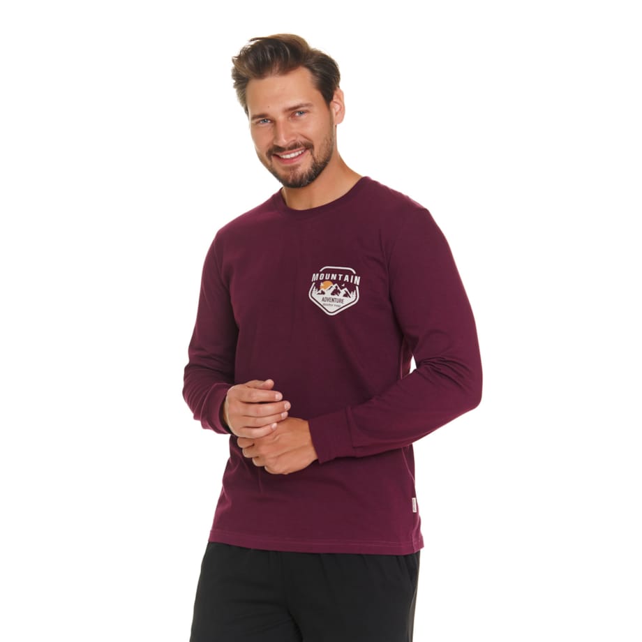 Piżama kolor fioletowy PMB.7139.BURGUNDY - XXL