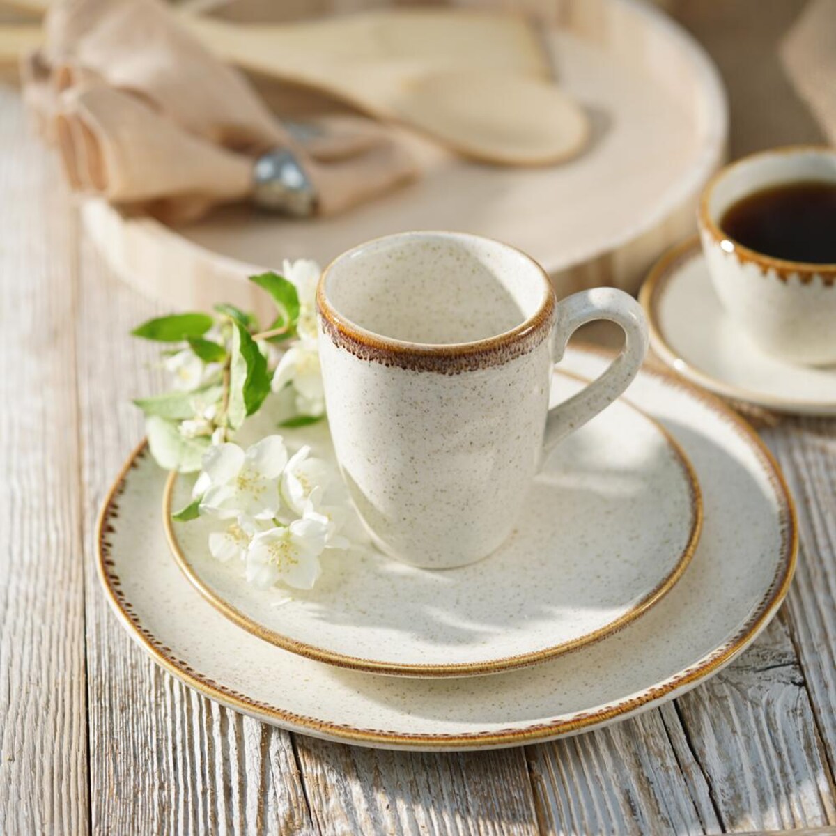 VILLA ITALIA Talerz płytki ceramiczny 27 cm RUSTICO