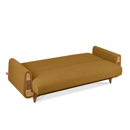 KONSIMO GUSTAVO II Sofa 3-osobowa, kolor żółty
