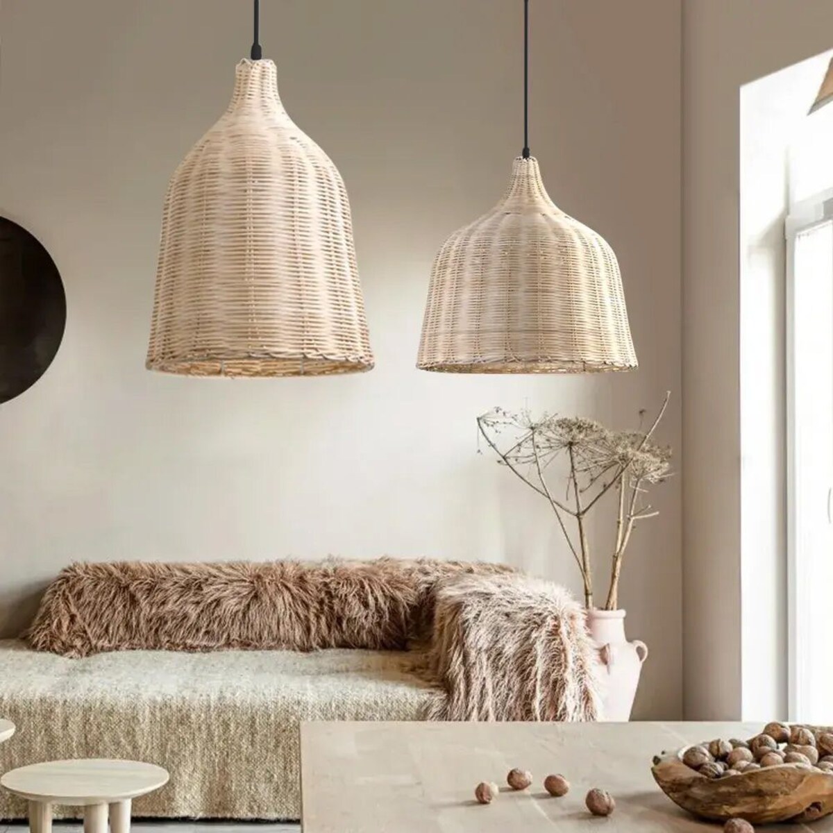 Lampa wisząca pleciona Boho Natural APP1546-1CP