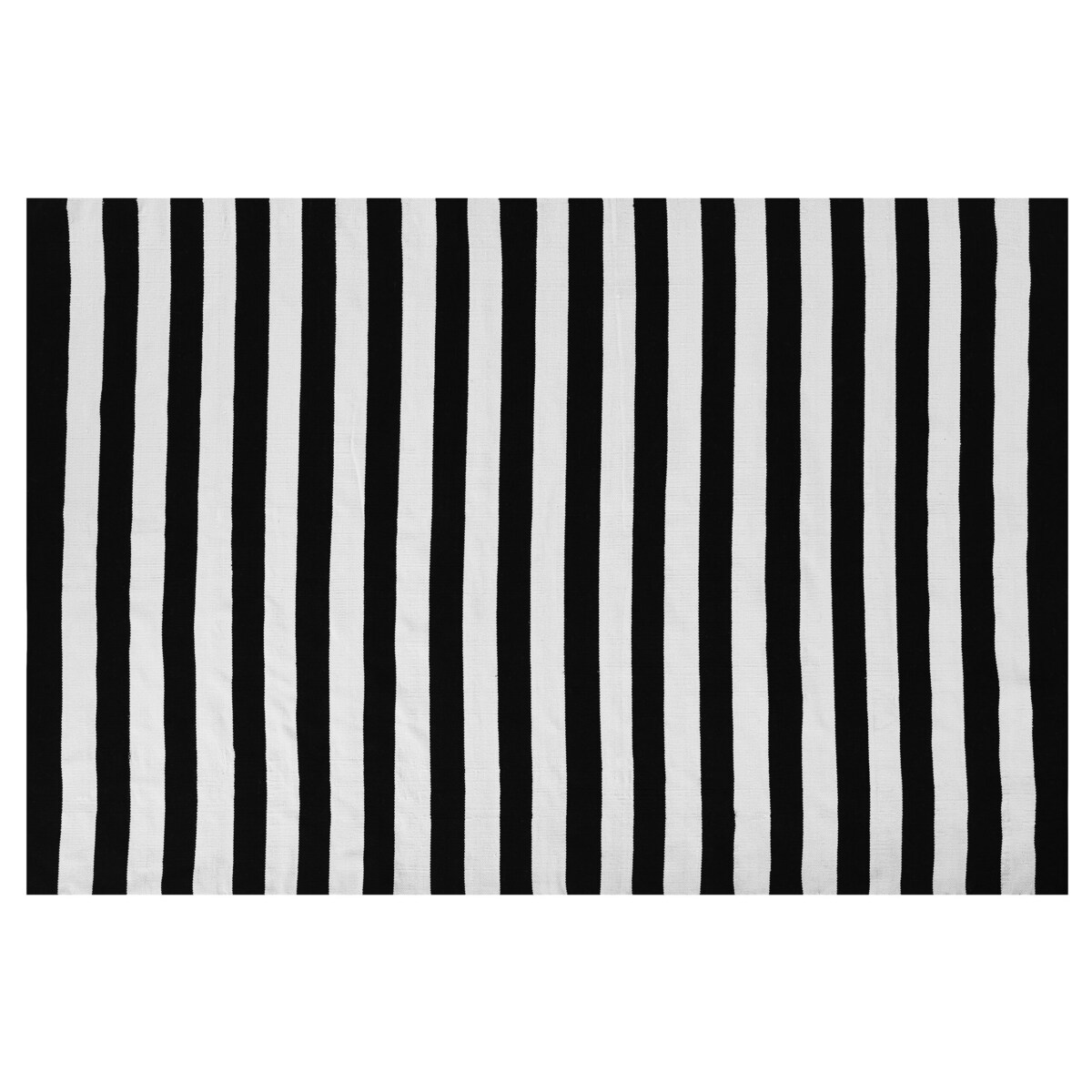 Dywan zewnętrzny 140 x 200 cm czarno-biały TAVAS