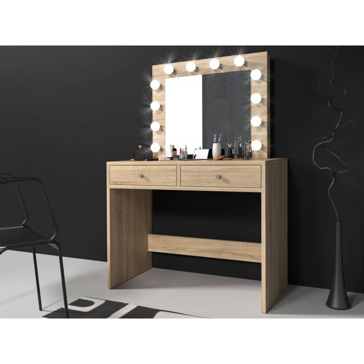 Toaletka PATRICIA 4 dąb sonoma