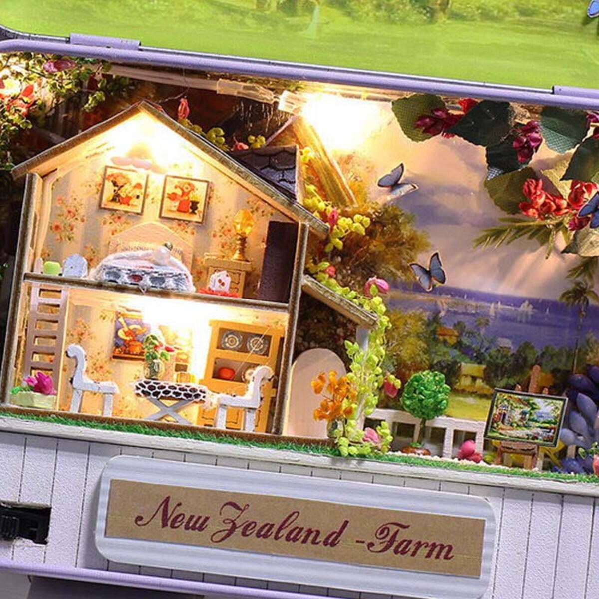 Miniaturowy domek - Farma w Nowej Zelandii