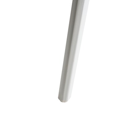 Stół ogrodowy RODALLO 160 cm 90 cm Kamień Biały marmur