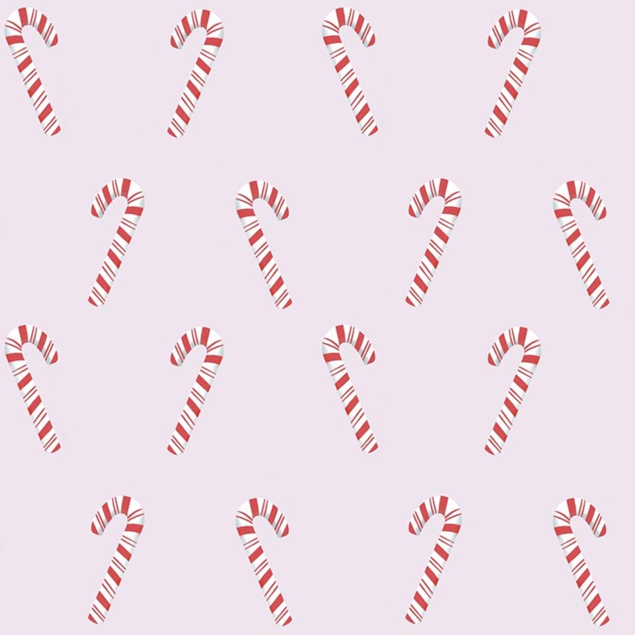 Poduszka świąteczna - Laski cukrowe - róż 40x60 cm