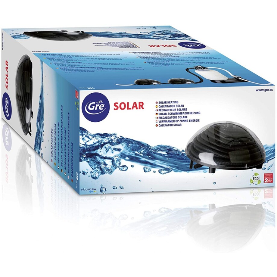 Kula solarna do ogrzewania wody do 15000-20000 l GRE