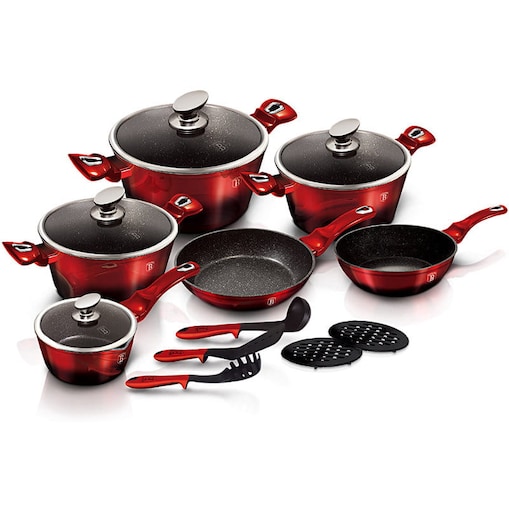 Zestaw garnków i patelni z przyborami kuchennymi Berlinger Haus BH-1632