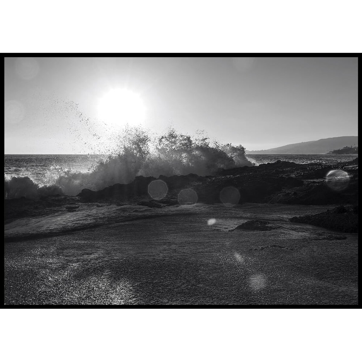 plakat fala kalifornia usa 30x40 cm