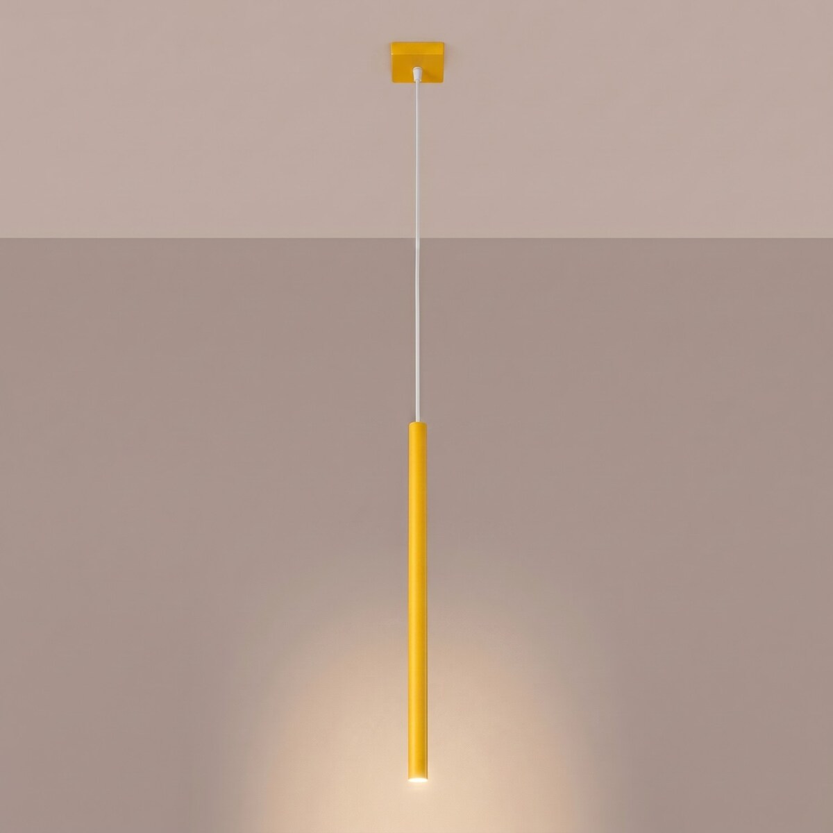 Lampa wisząca PASTELO 1 żółta