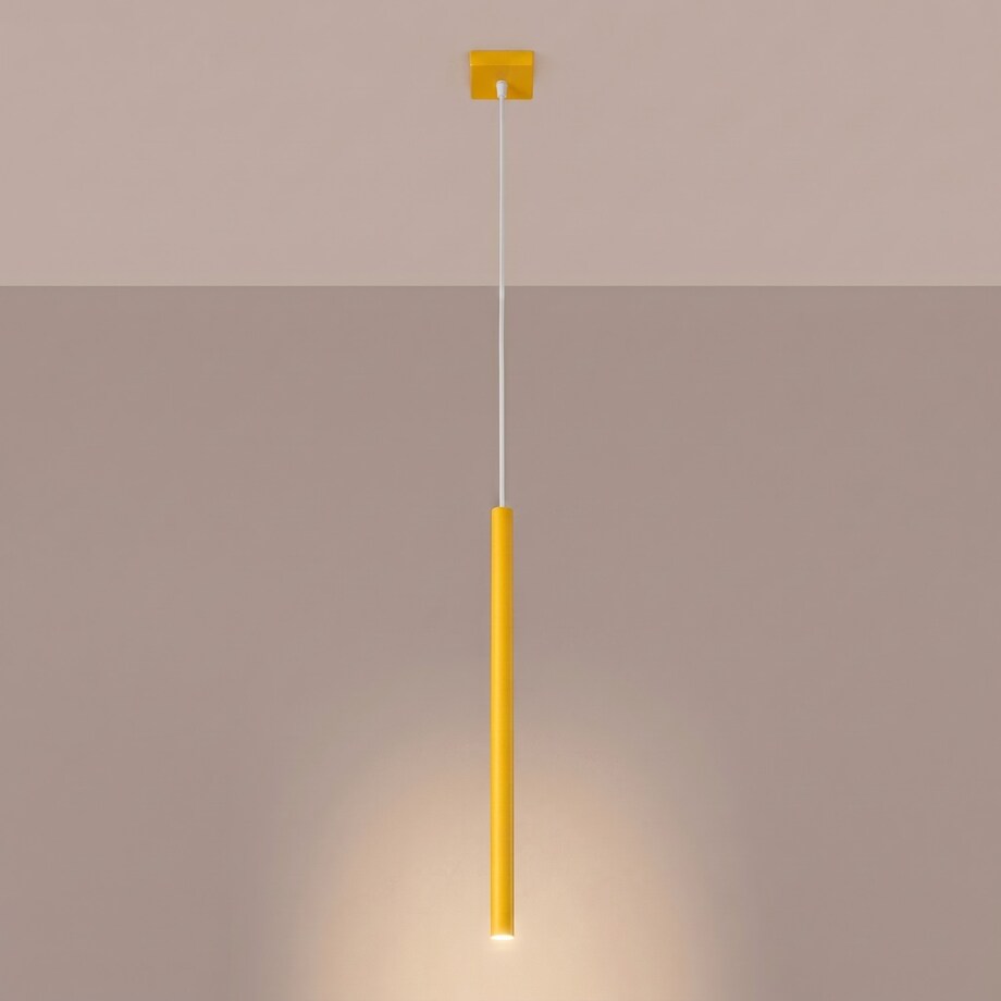 Lampa wisząca PASTELO 1 żółta