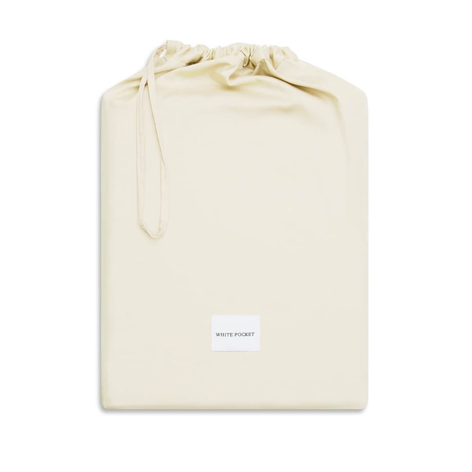 Prześcieradło satynowe z gumką vanilla 140 x 200 cm