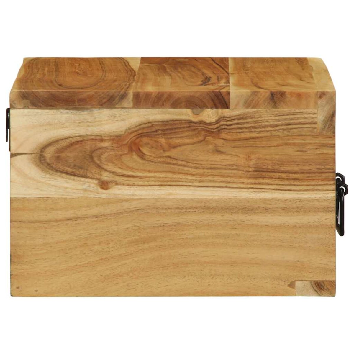 vidaXL Ścienne szafki nocne, 2 szt., lite drewno akacjowe