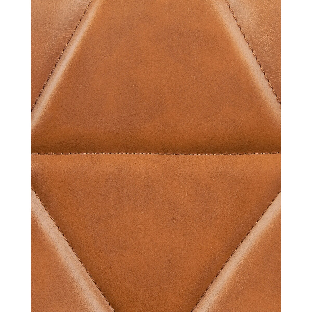 Zestaw 2 krzeseł barowych VALETTA Ekoskóra Obrotowy Złoty brąz