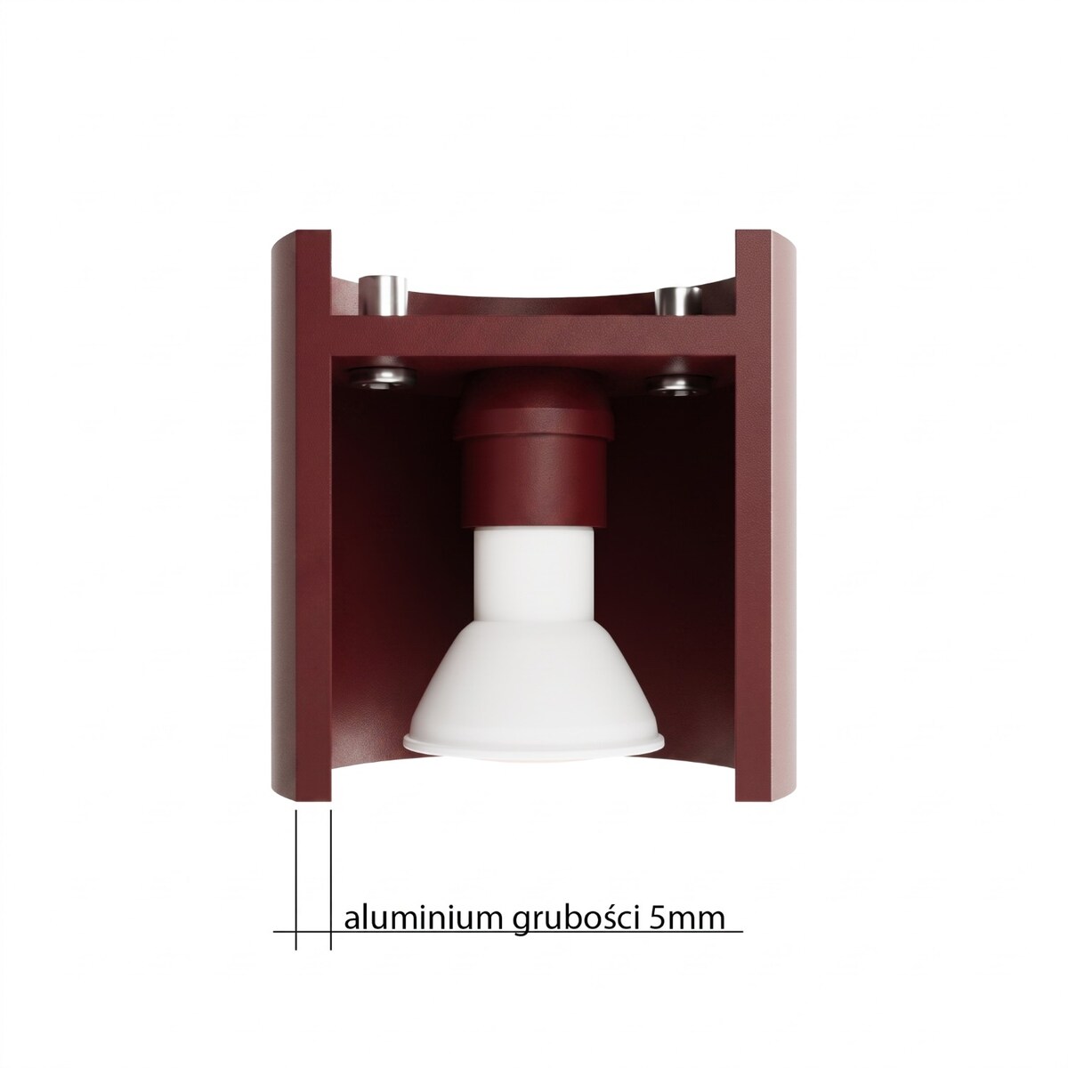 Plafon ORBIS 1 burgund