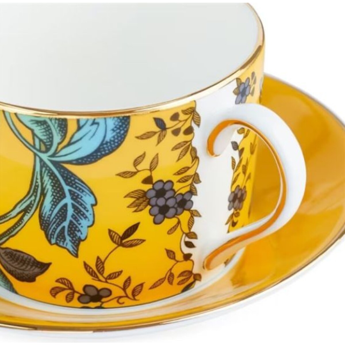 Zestaw 4 filiżanek do herbaty ze spodkami Wonderlust Wedgwood