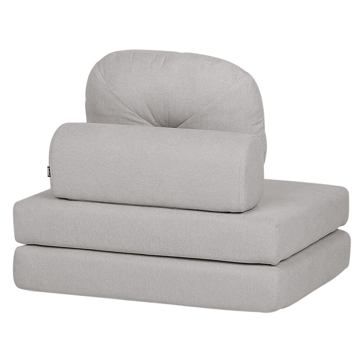 Sofa rozkładana jednoosobowa jasnoszara OLDEN