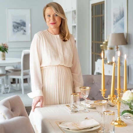 Serwetki Christmas Bauble Goldenline - 6 sztuk