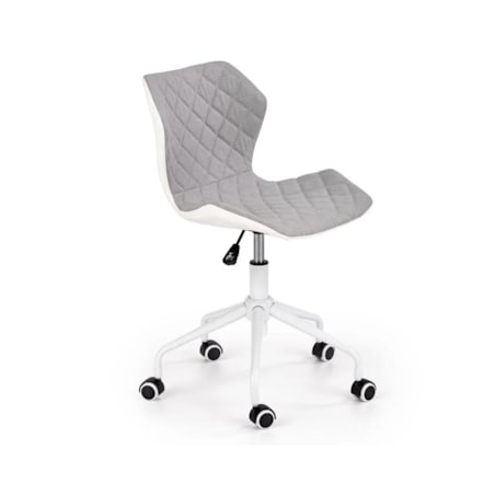 Fotel dla dziecka MATRIX 3 jasno szary/biały