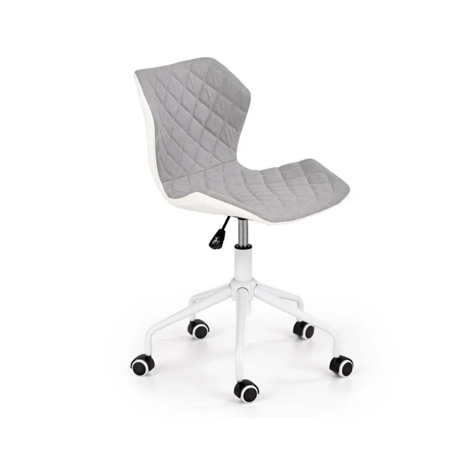 Fotel dla dziecka MATRIX 3 jasno szary/biały