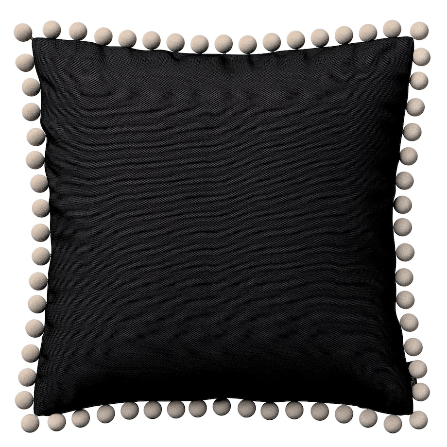 Poszewka Wera na poduszkę 45x45 czarny