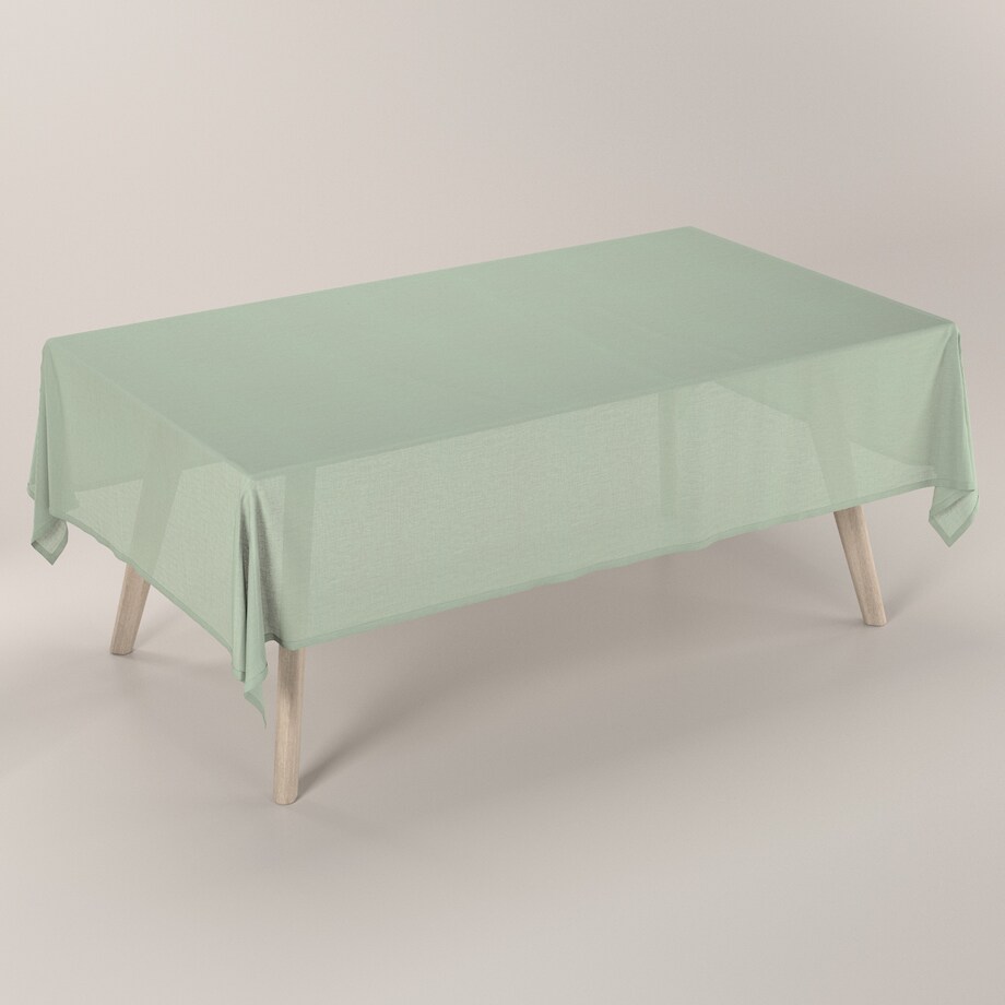 Obrus prostokątny 130 x 160 cm eukaliptusowo zielony