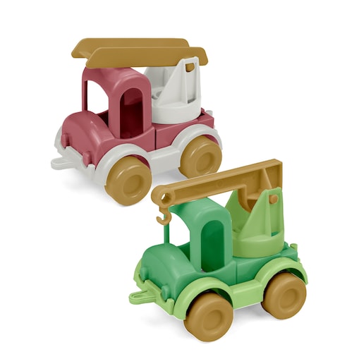 WADER Replay Kid Cars Straż Pożarna i Dźwig Zestaw Auta Dla Dzieci
