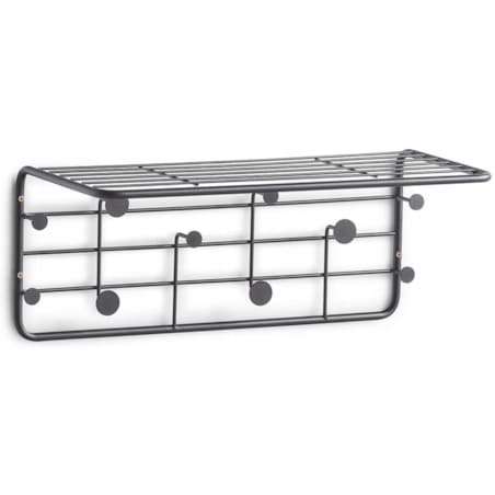 Wieszak Scienny metalowy Wielofunkcyjny Zeller Organizer Garderoby Czarny