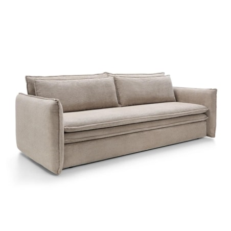 Sofa rozkładana LUNA SLIM beżowa