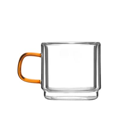 Komplet 2 szklanek z podwójną ścianką do espresso Amber 80 ml 8579