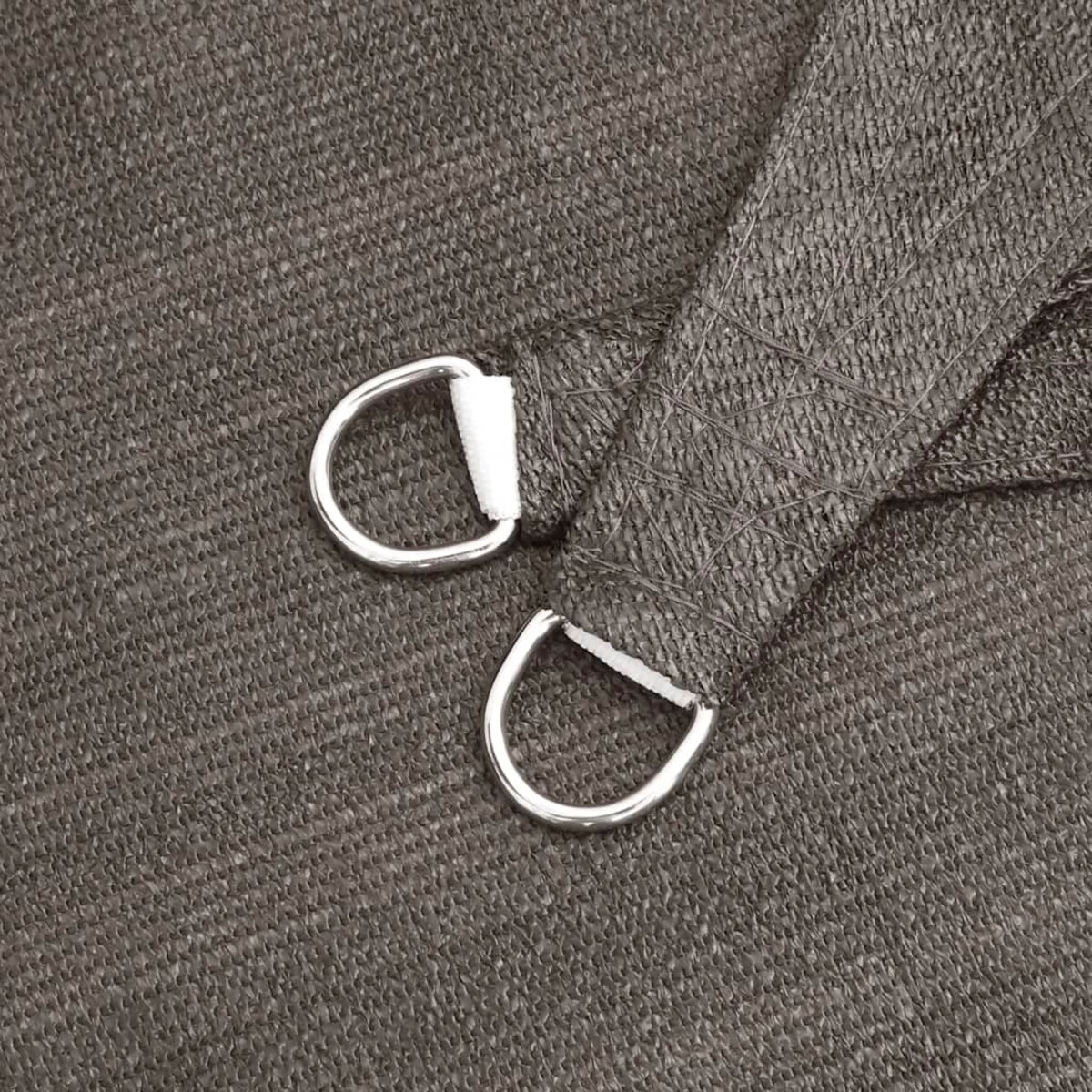 vidaXL Żagiel przeciwsłoneczny, 160 g/m², antracytowy, 4x4x4 m, HDPE