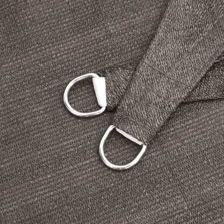 vidaXL Żagiel przeciwsłoneczny, 160 g/m², antracytowy, 4x4x4 m, HDPE