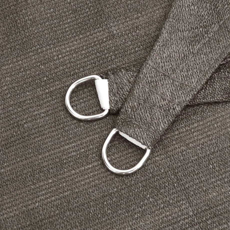 vidaXL Żagiel przeciwsłoneczny, 160 g/m², antracytowy, 4x4x4 m, HDPE