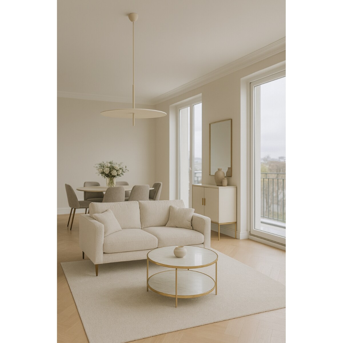 LAMPA WISZĄCA ASTRELIA KREMOWA ELEGANCJA I MINIMALISTYCZNY DESIGN