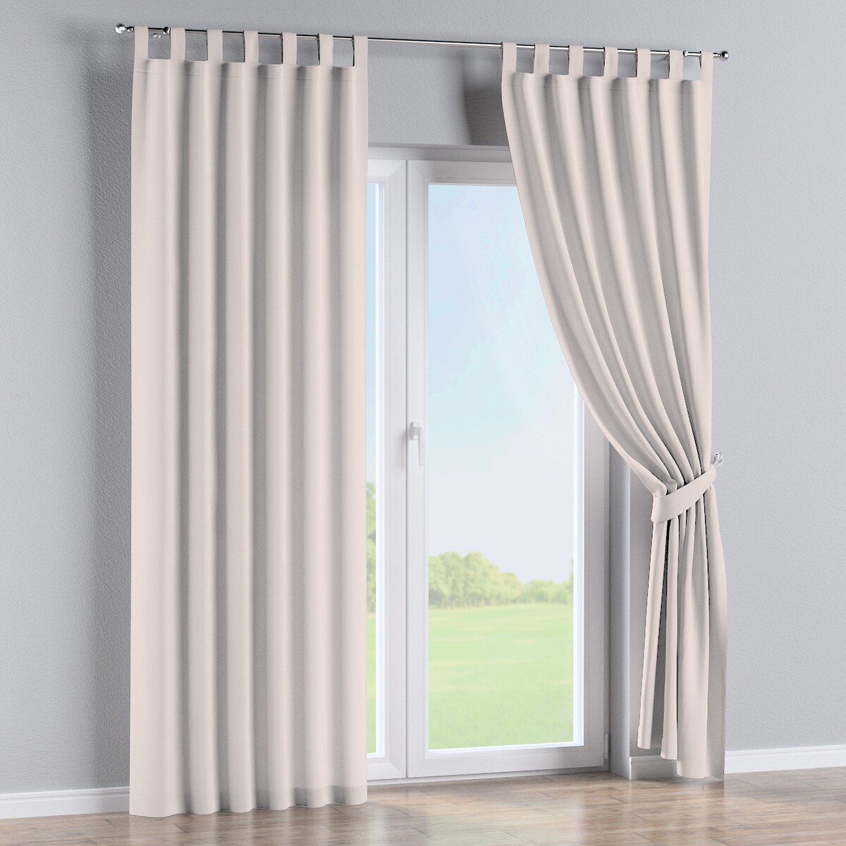 Zasłona na szelkach 1 szt. 130x260 ecru