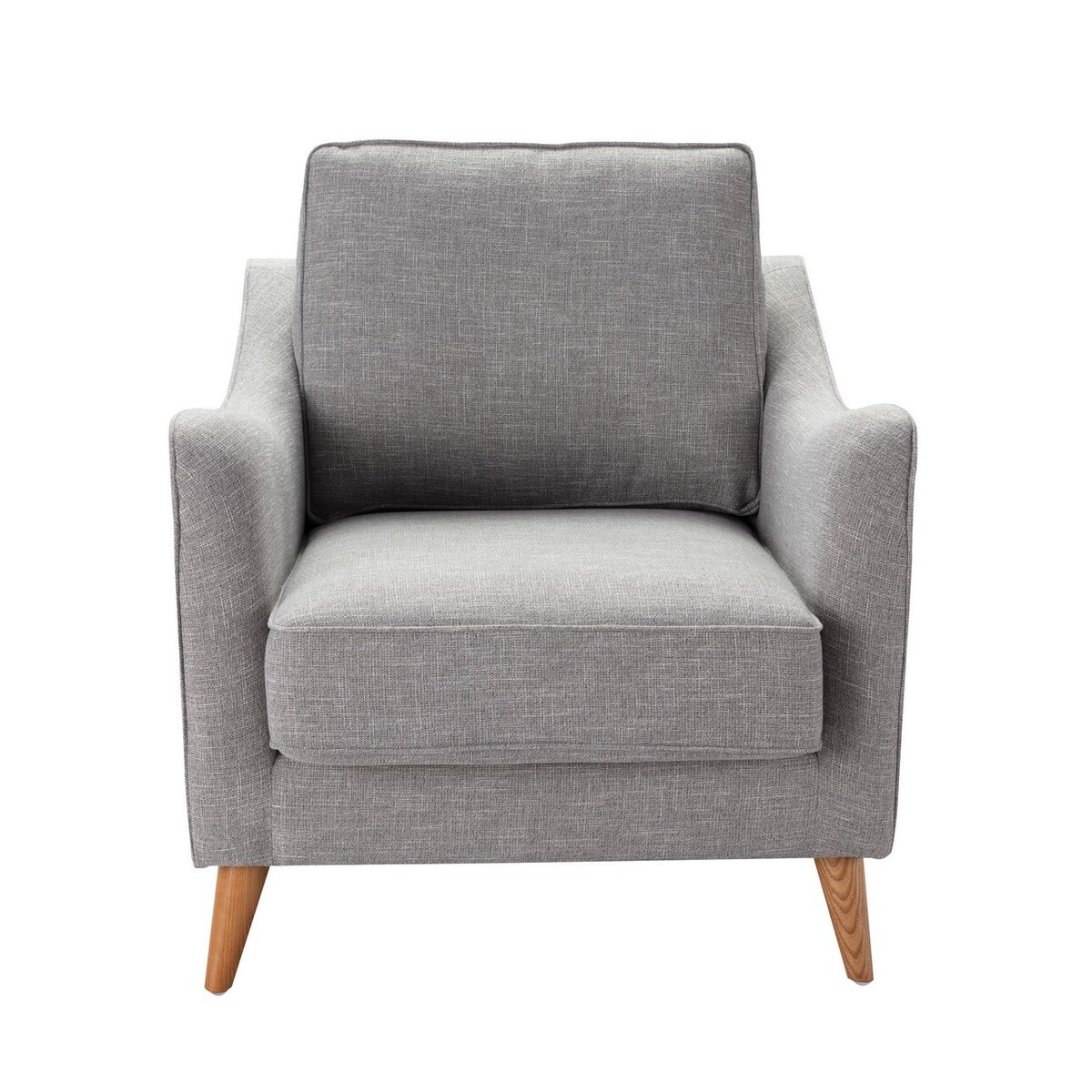 Fotel Venuste linen grey, 78 x 90 x 90 cm