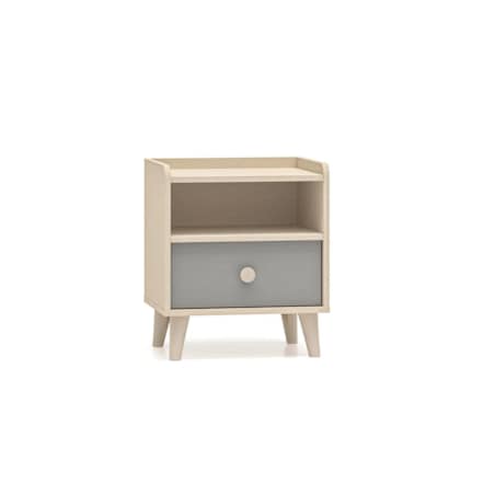 Szafka nocna dziecięca MELLY 10 szara