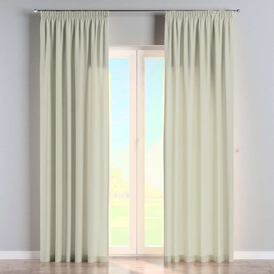 Zasłona na taśmie marszczącej 1 szt. 130x260 jasna oliwka