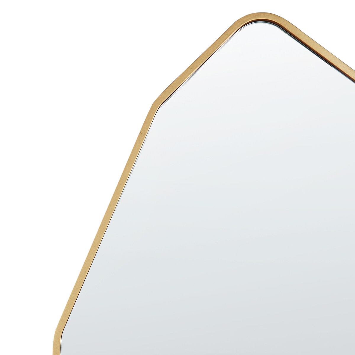 Lustro stojące TARTAS 165 cm Metal Złoty