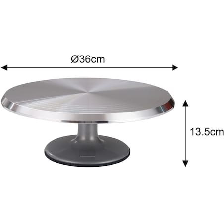 Patera obrotowa do ciast ciasta tortu babeczek 36cm KLAUSBERG