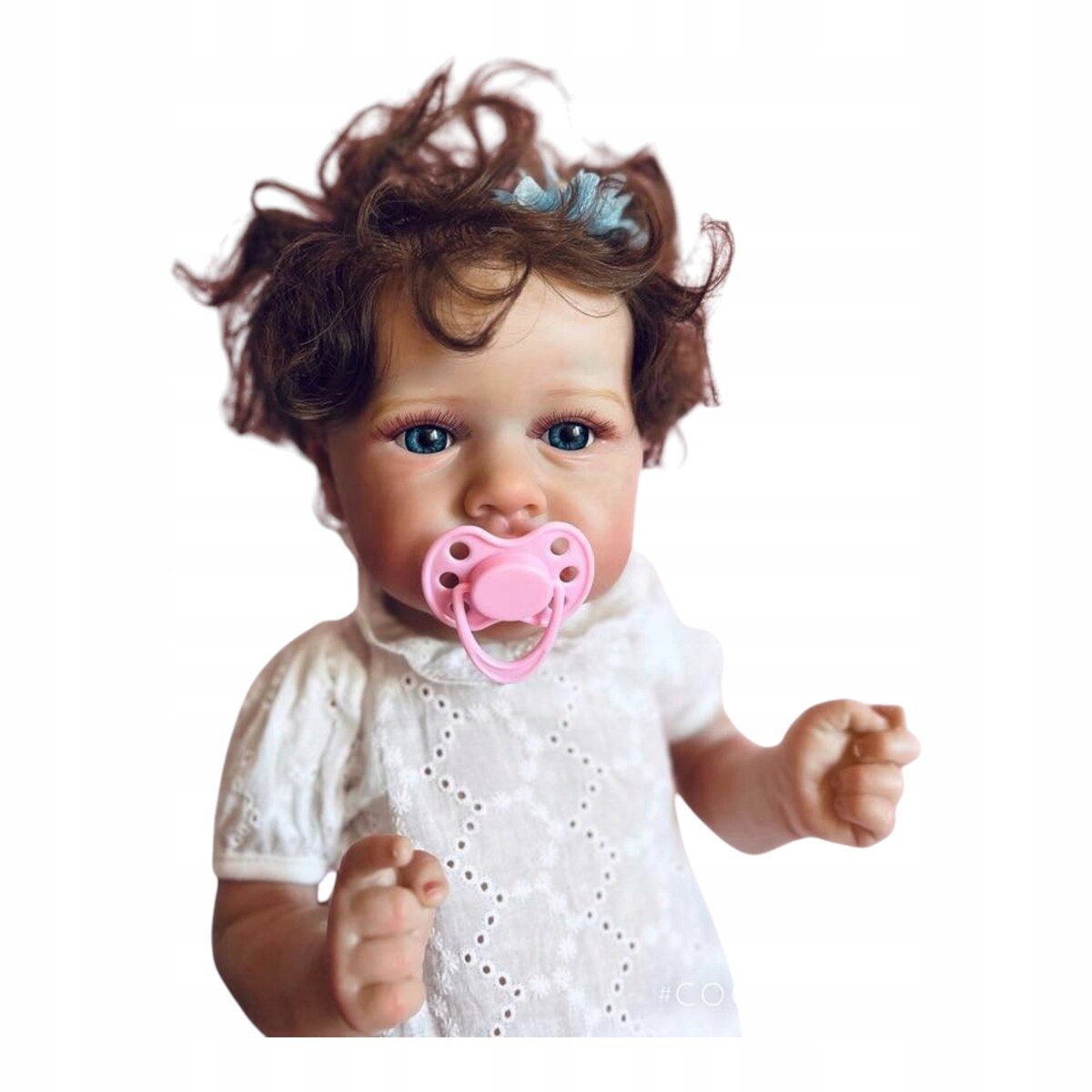 Lalka Reborn Baby Doll JAK ŻYWE dziecko bobas Wysoka jakość duża z włosami