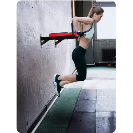 Drążek do ćwiczeń pompek dipów na ścianę Neo-Sport