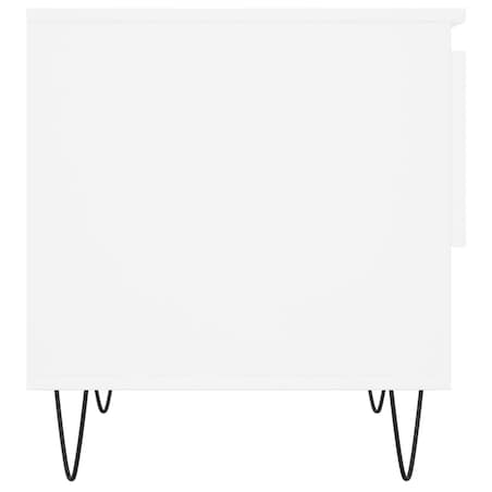 vidaXL Stoliki kawowe, 2 szt., białe, 50x46x50 cm