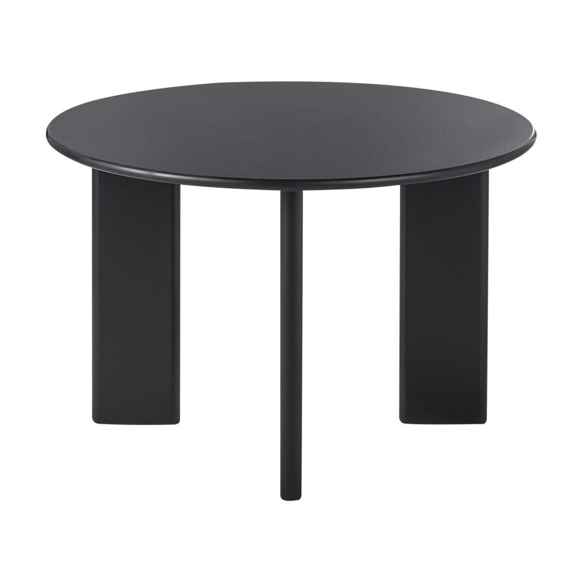 Stół do jadalni okrągły 120 cm czarny COSMO