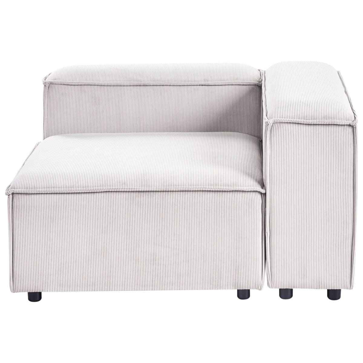 Moduł narożny ARDAL Sztruks Złamana biel Lewostronny