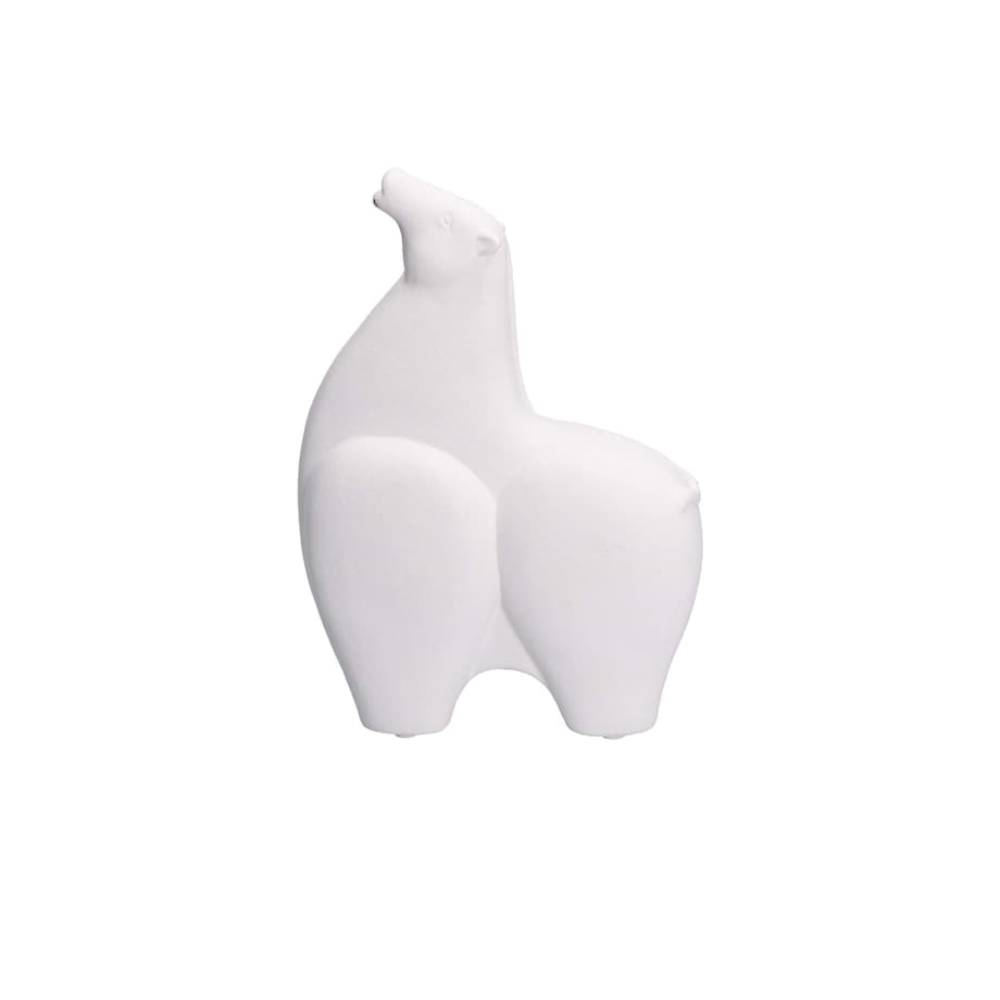 Figurka dekoracyjna w kształcie konia Noinonnitriamo - Biały, 26 x 18 cm