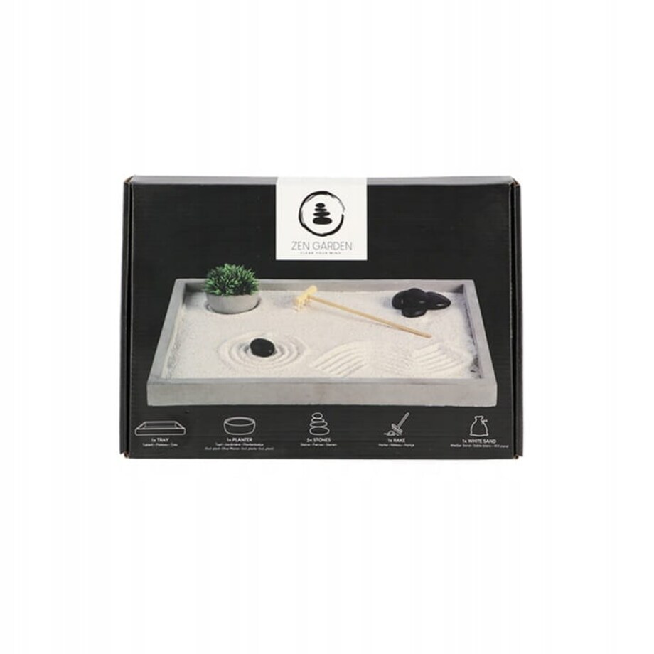 Japoński ogród ZEN dekoracja ogród w domu PROSTOKĄT rozmiar L