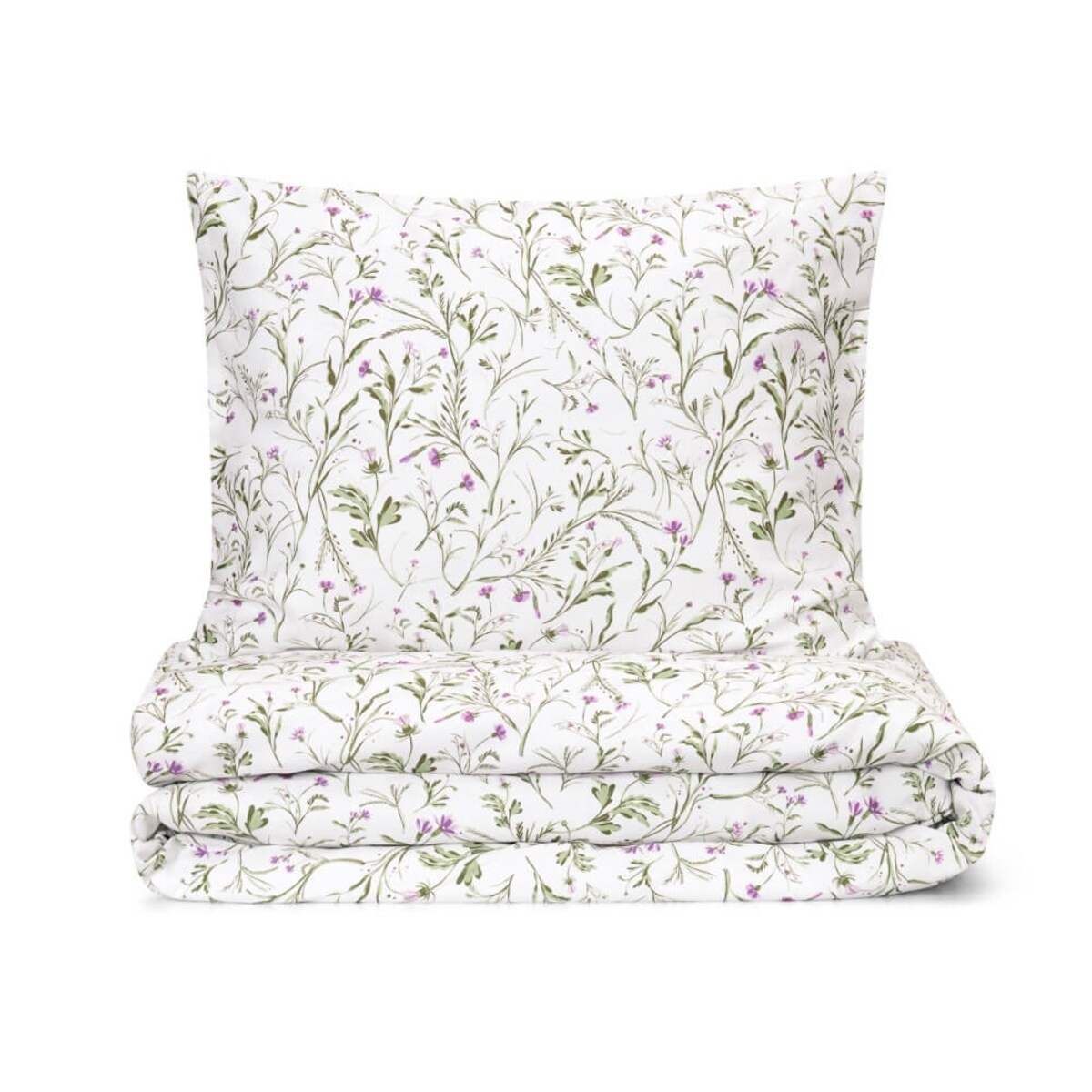 Pościel Fioletowa łączka 200 x 200 cm + 70 x 80 cm (2 szt)