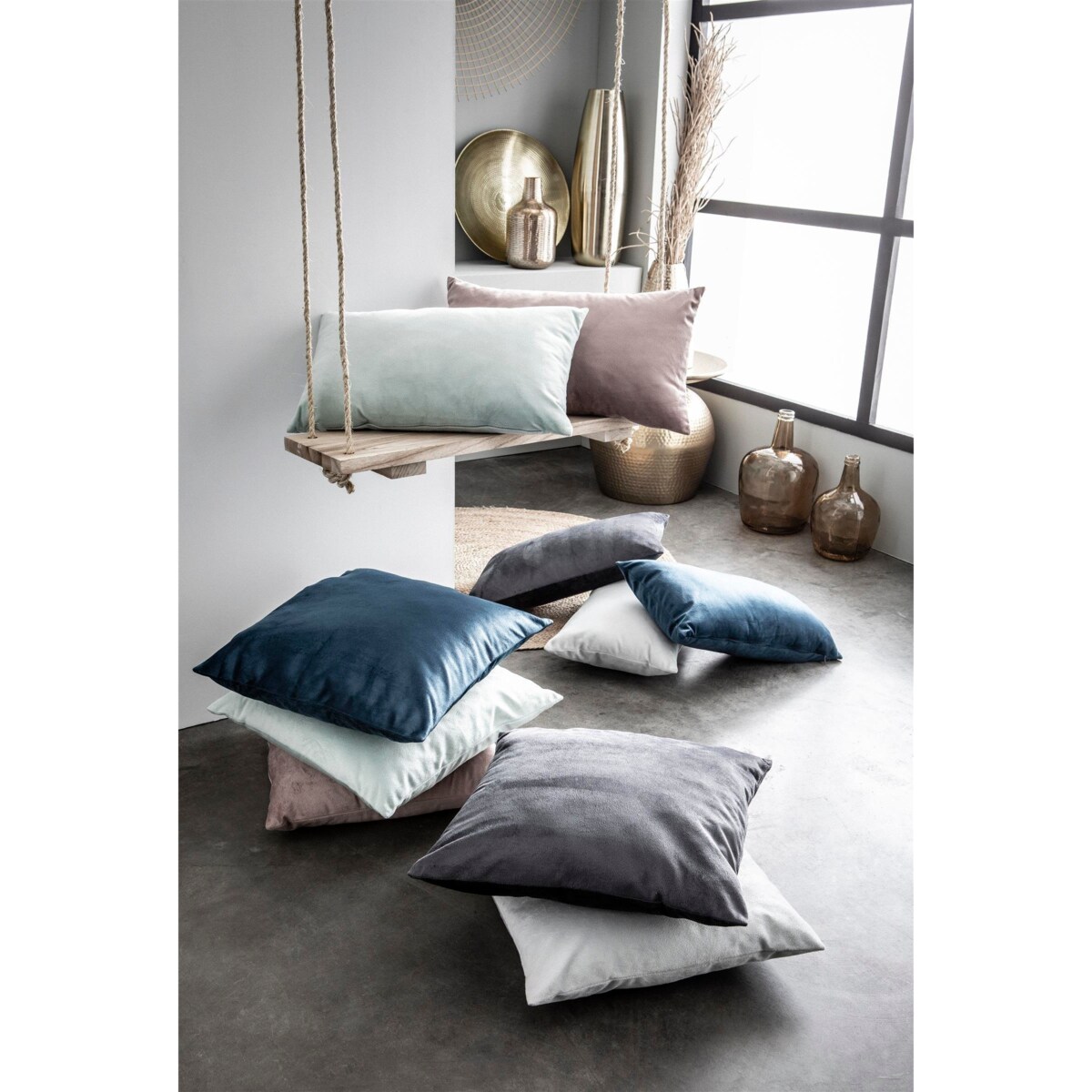 Poduszka welurowa WINTER SPIRIT, 45 x 45 cm, TODAY